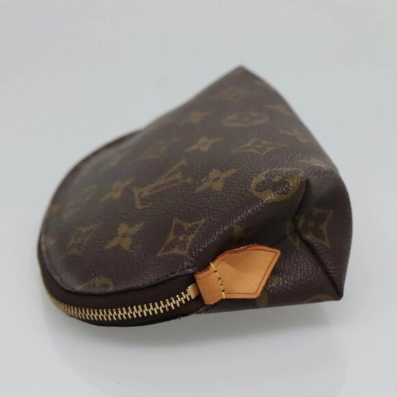 LOUIS VUITTON Monogram Pochette Cosmetic PM Cosmetic Pouch M47515 LV Auth 131212 - Picture 8 of 16